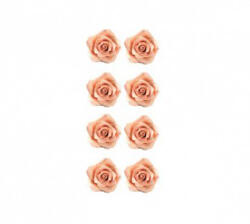 Decora Decor Zahar - Trandafiri Frez Piersica O 2 cm, 56 buc (500015)