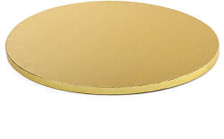 Decora Platou Tort Rotund Auriu Satinat, O 30 x H 1.2 cm (931371) Tava