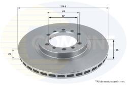 COMLINE Disc frana COMLINE ADC0336V - centralcar