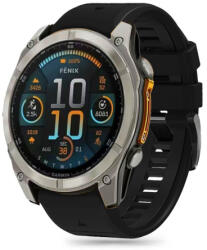 Tech-Protect Silicone Line szíj Garmin Fenix 5x / 5x Plus / 6x / 6x Pro / 7x / 8 51mm, black