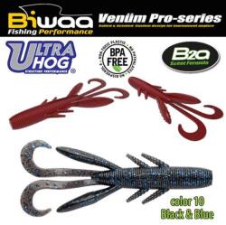 Biwaa Ultra Hog 4" 10cm 10 Black&Blue lágy műcsali 8db/csg (B001159)