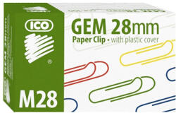 ICO Gemkapocs ICO M28 28mm színes 100 darabos (7350056000) - papir-bolt