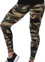  Camouflage Leggings-Zöld 3/Uni