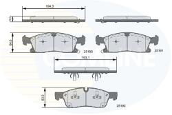 COMLINE set placute frana, frana disc COMLINE - centralcar - 123,48 RON