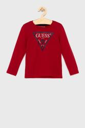GUESS gyerek hosszúujjú piros, nyomott mintás - piros 92