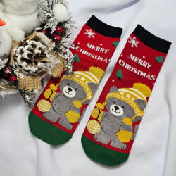 Aura Via Mikulásos-Karácsonyi női zokni 35-38 74301