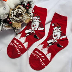 Aura Via Mikulásos-Karácsonyi női zokni 35-38 74132