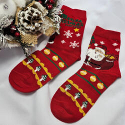 Aura Via Mikulásos-Karácsonyi női zokni 35-38 74164