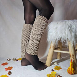 Brinor Lábszármelegítő, lábszárvédő (VASTAG) föld szín 74584