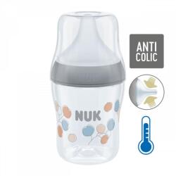 Nuk Baba cumisüveg NUK Perfect Match Temperature Control 150 ml szürke