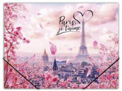 Panta Plast Gumis mappa, 15 mm, PP, A4, PANTA PLAST „Take me to Paris (INP0410006456)