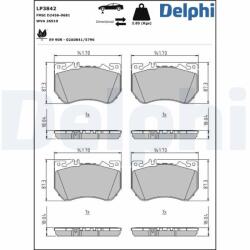 DELPHI fékbetétkészlet, tárcsafék DELPHI LP3842 (LP3842)