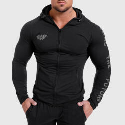 Iron Aesthetics Férfi Slim Fit pulcsi Beyond the Future, fekete: XL Fekete