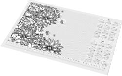 Panta Plast Könyökalátét, A3, 410x297 mm, színezhető, 2026/27, PANTA PLAST, "virágos (0318-0068-99) - bestoffice