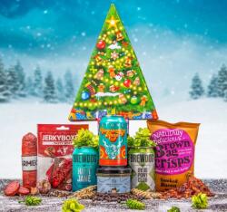  Karácsonyfa sörrel és hústermékekkel