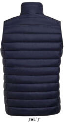 Sol'S Férfi WAVE könnyű bélelt steppelt mellény, SOL'S SO01436, Navy-XL (so01436nv-xl)