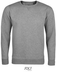 SOL'S Férfi környakas pulóver, SOL'S SO02990, Grey Melange-L (so02990gm-l)