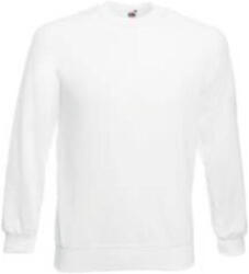 Fruit of the Loom F42 raglános ujjú környakas pulóver, Classic Raglan Sweat, White - M (F420107)