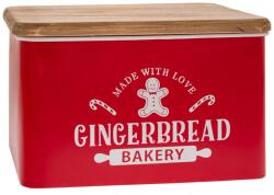 Kreativ Karácsonyi doboz Gingerbread nagy fém