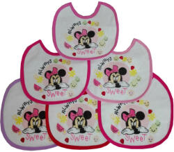 Exity Disney Minnie baba előke 6 darab/csomag pamut előke (MIN-1219_A1_18x18)