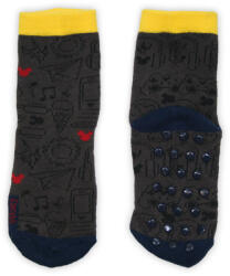  Disney Mickey csúszásgátlós gyerek zokni (1 pár) (MICK5017_antracit_27-30)