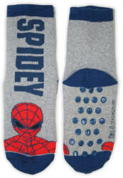  Pókember csúszásgátlós gyerek zokni (1 pár) (SP5019_szurke_23-26)