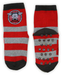 Exity Disney Verdák csúszásgátlós gyerek zokni (1 pár) (CR5009_piros-szurke_31-34)