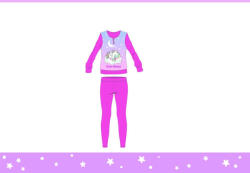  Unikornis téli vastag gyerek pizsama (UNI-2044-1039_pin_122)