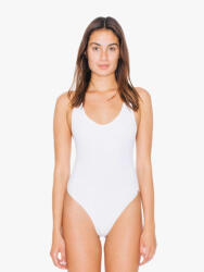 American Apparel AARSA8336 Női sporthátú ujjatlan pamut sztreccs body American Apparel, White-S (aarsa8336wh-s)