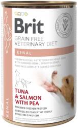 Brit gf veterinary diets dog renal konzerv 400 g 1093