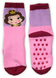  Disney Hercegnők csúszásgátlós gyerek zokni (1 pár) (PRI5005_vilagosrozsaszin_27-30)