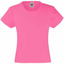 Fruit of the Loom F58 kislány póló, GIRLS VALUEWEIGHT T, Fuchsia - 7/8 (F582803)