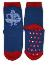 Exity Pókember csúszásgátlós gyerek zokni (1 pár) (SP5019_sotetkek_27-30)