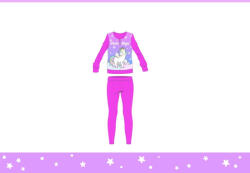 Exity Unikornis téli pamut gyerek pizsama (UNI-2044-1038_roz_140)