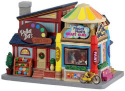 Lemax Pöttyös klubház Caddington Village - dekorfalvak