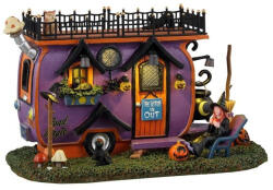 Lemax boszorkány lakókocsi Spooky Town