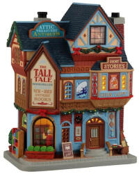 Lemax The tall tale könyvesbolt Caddington Village - dekorfalvak