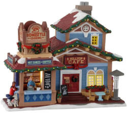 Lemax Hilltop cafe Caddington Village - dekorfalvak