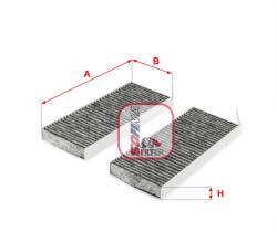 SOFIMA Filtru, aer habitaclu SOFIMA S 4287 CA (S 4287 CA)