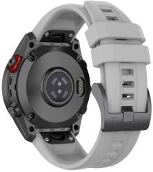 gigapack Pótszíj (egyedi méret, 22 mm, szilikon, állítható, QuickFit csatlakozás) SZÜRKE Garmin Fenix 3, Garmin Fenix 7, Garmin Fenix 6, Garmin Fenix 6 Pro, Garmin Fenix 6 Pro Solar, Garmin Fenix 7 Sol (GP-149
