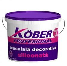 Kober Tencuiala Decorativa Siliconata Bob De Orez 1.5mm 25kg - depozit-online