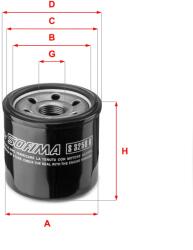 SOFIMA Filtru ulei SOFIMA S 3258 R (S 3258 R) - automobilus