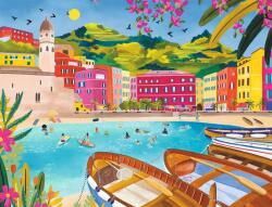 Nathan - Puzzle Zi de vis în Vernazza - Nolwenn Denis - 2 000 piese Puzzle