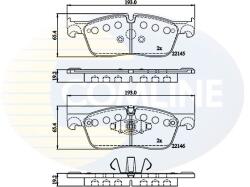 COMLINE set placute frana, frana disc COMLINE - centralcar - 145,38 RON