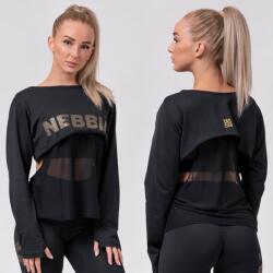 NEBBIA - Mesh hosszú ujjú póló 805 (black) (XS) - NEBBIA