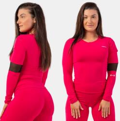 NEBBIA - Női hosszú ujjú sportfelső SMART POCKET 418 (pink) (L) - NEBBIA