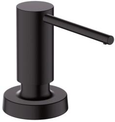 Hansgrohe Dozator sapun bucatarie Hansgrohe A51 40448670, incastrat, sapun lichid, 500 ml, umplere de sus, alama, mat, negru (40448670)