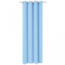 VidaXL Draperie opacă, ocheți metalici, 270 x 245 cm, turcoaz (132209) - izocor