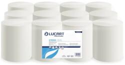 Lucart Kéztörlő 1 rétegű tekercses átmérő: 13 cm duda nélküli 12 tekercs/karton Strong Lucart 1.13 CL_861098 hófehér (45176)