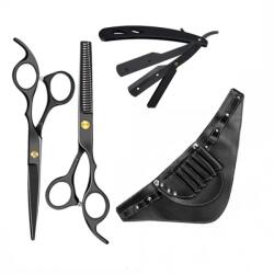 Pauco Set kit frizerie coafor foarfeci tuns filat brici brau Getta